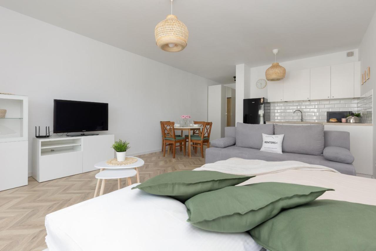 Ursus Sunny Studio For 4 Guests With Parking & Balcony By Noclegi Renters Warschau Exterior foto
