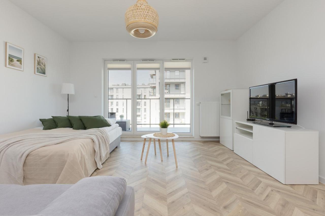 Ursus Sunny Studio For 4 Guests With Parking & Balcony By Noclegi Renters Warschau Exterior foto